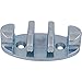 Attwood Corporation 11950-6 Cleat Zig Zag 3" Zinc Plated Pr,Silver