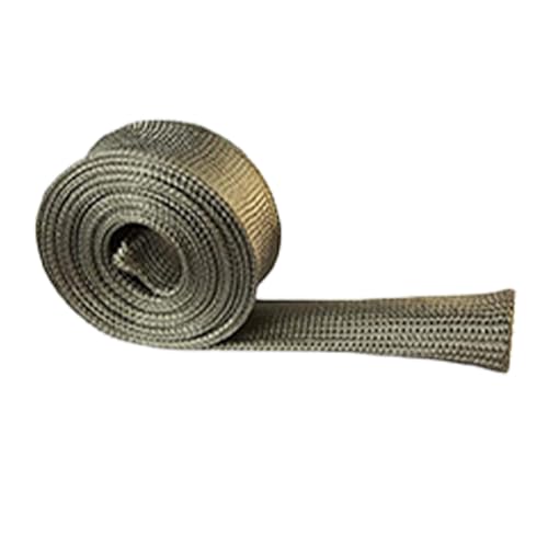 Genérico - Thermoschutz für Autos: Hochleistungs-Kabelschutz, schneidenfest, feuerhemmend, robust, für Kabel, Auspuffbremsleitungen, Komponenten des Mo