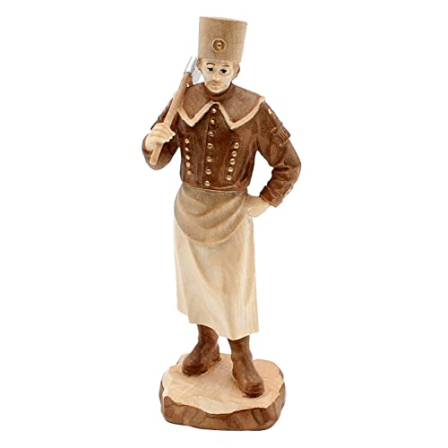 Utensile da falegname intagliato a mano altezza con base ca. 13 cm macchiato Zimmermann 13 cm