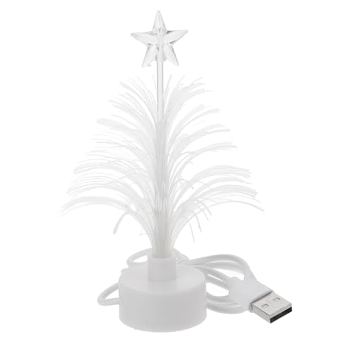 Christmas Tree USB Power Color Changing Fiber Optic Christmas Tree for Christmas Party Tabletop