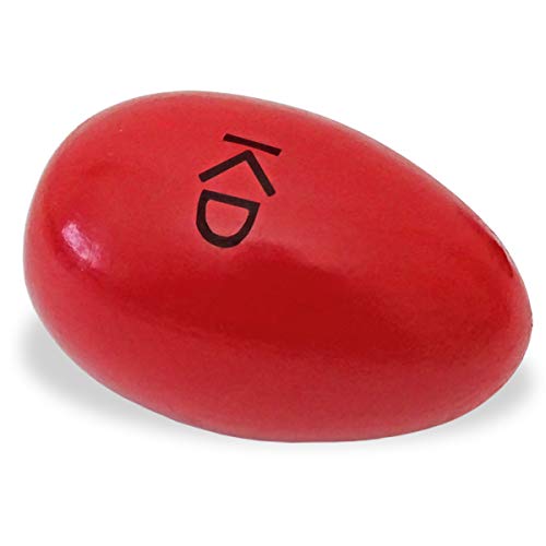 keepdrum Rammeleieren schudeieren shaker eieren van echt hout rood 1 paar - Image 3