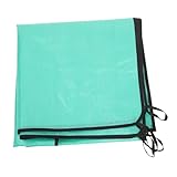 Kisangel 防水厚手剪定タープ 中央穴付き ガーデン作業用ランドスケープタープ 植木剪定と落葉収に 簡単設置で耐久性