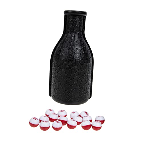 Holibanna 1Set Professional Wear Resistant Snooker Bottle with Pool Dice Durable Billiard Accessory for Enthusiasts Portable Shaker Bottle for Accurate Tallying and Gameplay