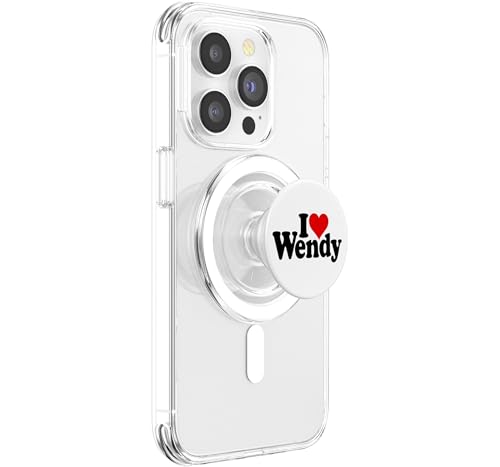 PopSockets PopGrip MagSafe Wendy - Support idéal pour selfies et appels vidéo de vacances