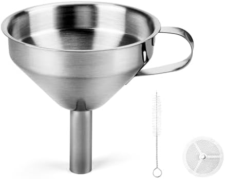 ELEGOO Stainless Steel Filter Funnel Resin Filter Cup for 3D Printer Resin, for 3D Liquid UV Resin, Photosensitive Resin Metal Recycle Filter for SLA/DLP/LCD