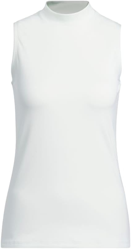 Adidas Ultimate365 Sleeveless Mock Neck Polo Shirt - Image 7