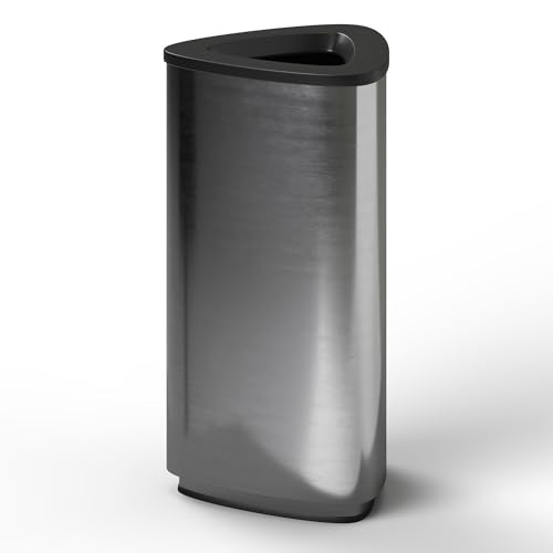 Caneca de Basura Triangular de Acero Inoxidable 11 Galones
