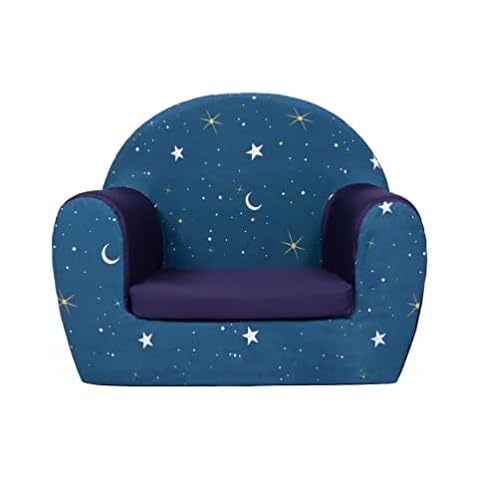 Ready Steady Bed Kids Sofa Seat Chair | Children Mini Armchair | Great for Playroom Kids Room Living Room | Colourful Durable and Lightweight (Moonlight) Cover