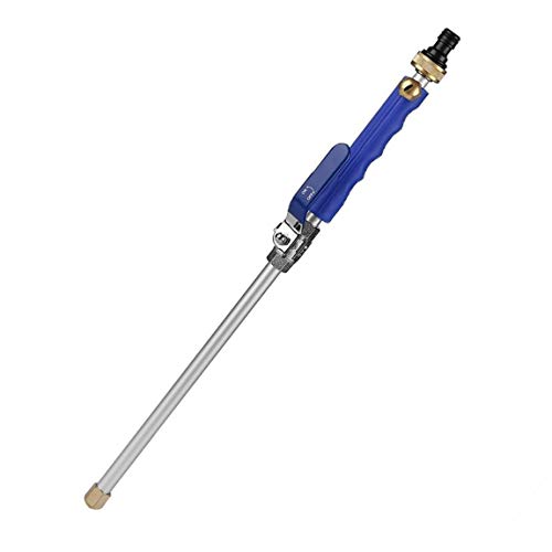 Preisvergleich Produktbild Hochdruck-Hochdruckreiniger Spritzpistolenschlauch Gartenautowaschen Reinigungswasserdüse Sprühabstand 15 Meter, Blau & Silber