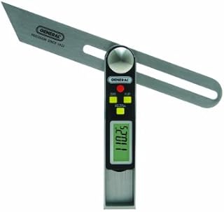 General Tools T-Bevel Gauge & Protractor #828 - Digital Angle Finder with Full LCD Display & 8