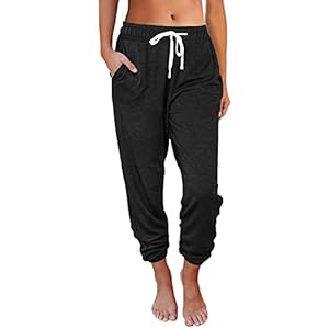 AUTOMET Sweatpants Women with Pocke...