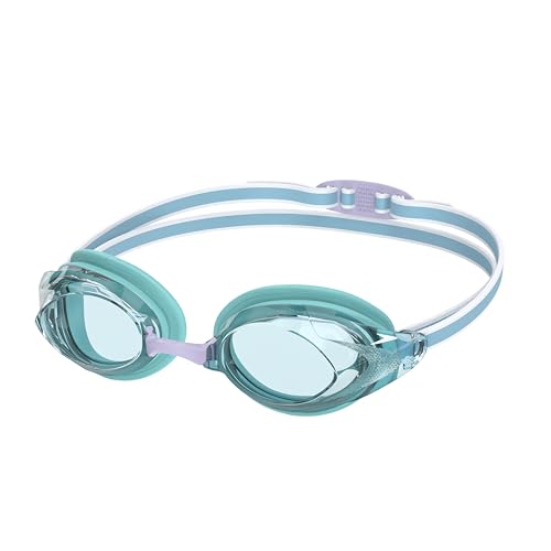 Speedo Women’s Vanquisher 3.0 Swim Goggles - Blue/Purple | Comfortable Fit, Anti-Fog, UV Protection, Latex Free Swimming Goggles for Female Swimmers