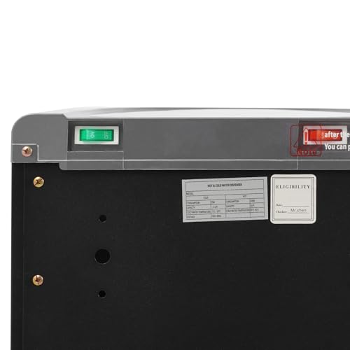 Image of 5 Gal Bottom Loading Water Dispenser, 110V Water Dispenser Hot and Cold Water Dispenser with 3 Temperature Settings for Homes and Restaurants 12.99 x 12.6 x 40.16 in