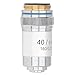 40X High Magnification Lens, 18mm High Refractive Index Working Distance Clearer Microscope Objective Lens for Biological Microscopes