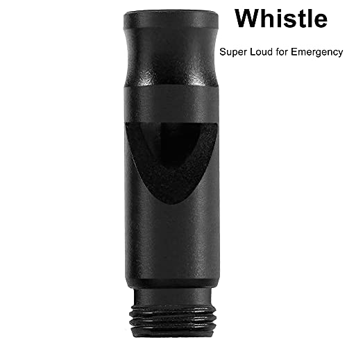 Tactical Pen Accessory Kit: 10 Ink Refills + Stylus + Fire Starter + Whistle + Pouch + Multitool + Gift Box #TOP3