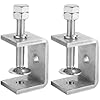 2 Pack 304 Stainless Steel C Clamp 1-7/8 Inch C Clamps for Woodworking and Welding Mounting,Suitable for Home and Professional Use