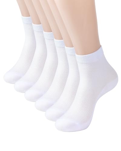 Women's Thin Cool Socks, Comfort Breathable Lightweight Ankle Socks