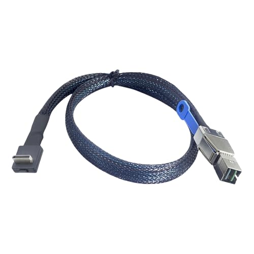 Cable de conexión SFF 8611 4i para solucionar falta de espacio en chasis PC