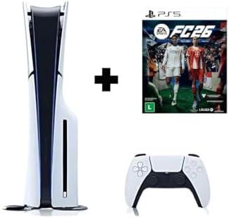 Console PS5 c/Drive Slim 1 TB c/ 1 Controle + EA FC 26