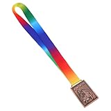 BUGUUYO Medalla de Judo Metálica de Bronce Pequeña para Competiciones Escolares y Academias de Artes Marciales, Medallas de Premio Familiares y Suministros para Eventos Deportivos