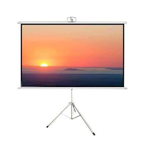 Pantalla de proyector portátil 72 in 4:3 con trípode
