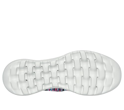 Skechers Women's Hands Free Slip-Ins Go Walk Joy Moc Toe Casual Shoe, Black/Multi, 10 US