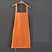 JYXJJKK Fartuchy męskie i damskie, ubrania robocze kelnerskie, wodoodporny fartuch odporny na olej pomarańczowy 68 * 72 cm