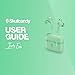 Skullcandy Indy Evo in-Ear Wireless Earbuds, 30 Hr Battery, Microphone, Works with iPhone Android and Bluetooth Devices - Mint