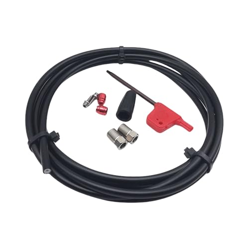 mioosho Bicycles Brake Line Set Rubber Steel Essential Bike Brake Hose Hydraulic Line for Cycling Enthusiasts