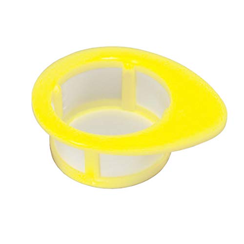 Cell Strainers, 100um Mesh Size, Tab Style, Yellow, 50 per Pack