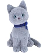 サンレモン ジョリィ グレー おすわり 13×12×19cm ぬいぐるみ アニマル 猫 P-9052