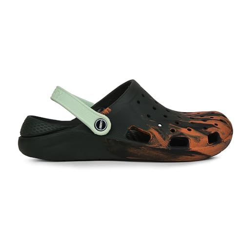 Image of Liberty A-HA LPMXT-961E Casual Clog for Men | Slip-On Slingback Clogs for Walking & Outdoor Use | Solid Pattern, Trendy Stylish Fashionable Sandals with Comfortable and Lightweight Home Footwear