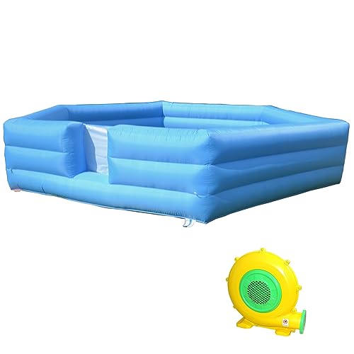 20Ft Gaga Ball Pit Portable Gagaball Court Inflatable Boxing Ring with air Blower and Easy to Set...