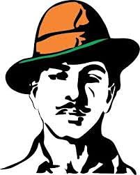 CREATIVES World 15x15 cm Redium Sticker for Bike,Car Decor (BHAGAT Singh JI )-image-11