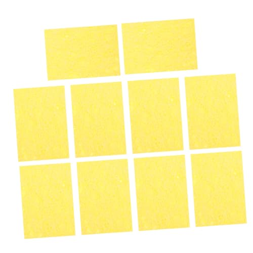 Zerodeko Soldering Tools 10 Soldering Iron Tip Cleaning Pads High Absorbent Sponge Pad