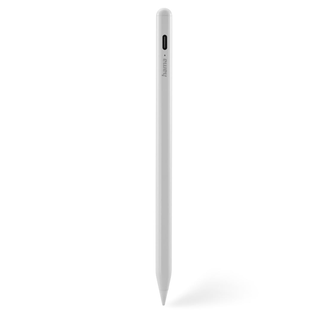 HAMA | Lápiz Óptico para iPad (Compatible con Todos los Ipads Actuales, Carga Rápida, Batería Duradera, 12 Horas de Uso) Color Blanco