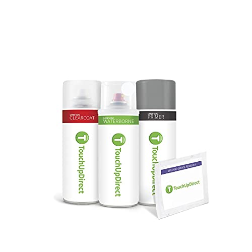 TouchUpDirect NH-578 Taffeta White Compatible with Honda Exact Match Touch Up Paint Aerosol - Preferred Package