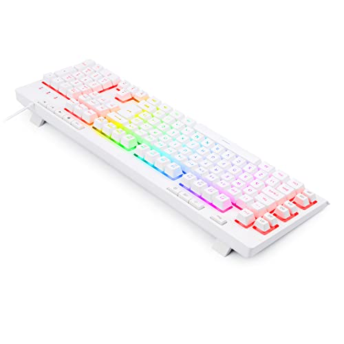 K512 Shiva White, RED-K512W-RGB, retroilluminazione RGB multicolore - Tastiera gaming - Immagine 5