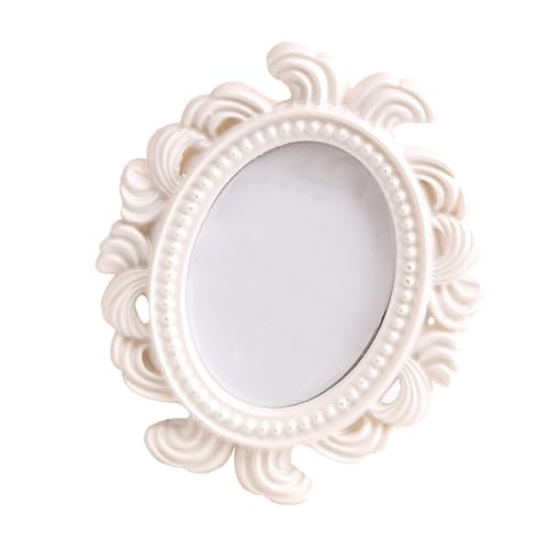 AUTSUPPL ネイルディスプレイフレーム 素朴な額縁 アンティーク額縁 デスクトップ ほわい 陳列棚 装飾 ネイルアートディスプレイ収納フレーム マニキュアディスプレイDIYコンテナ 樹脂