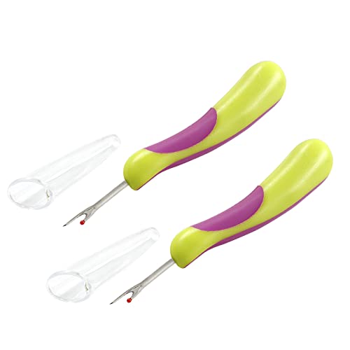 Suiwotin 2pcs Seam Rippers Thread Remover, Large Ergonomic Seam Ripper