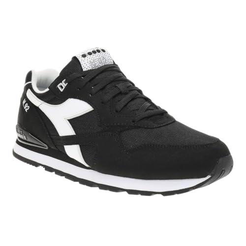 Image of Diadora Mens N.92 Lace Up Dd Comfort Sneakers Shoes Casual - Black