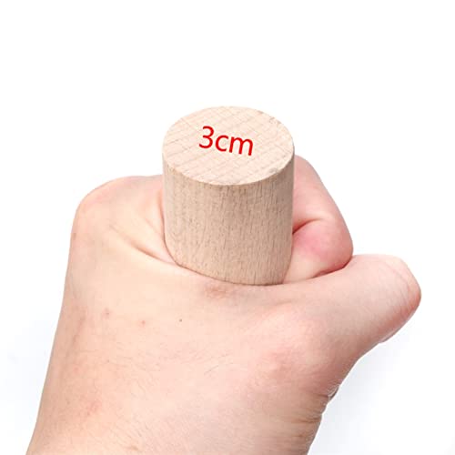 1 stuks 50 cm L houten ronde stok Diy Grappige gereedschappen maken 3cm 4cm diamater (Wood Diameter : 3cm) - Image 6