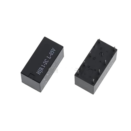 Relais 8 broches 2A HJR1-2C-L-5V miniature bistable pour circuit imprimé
