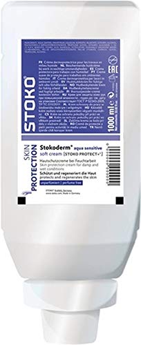 Preisvergleich Produktbild STOKO Hautschutzcreme Stokoderm Aqua Sensitive, 1 l, silikon- / parfümfrei