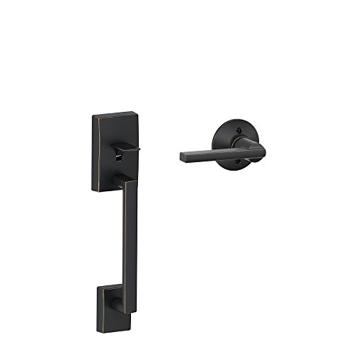 Schlage Lock Company Century Front Entry Handle Latitude Interior Lever (Aged Bronze) FE285