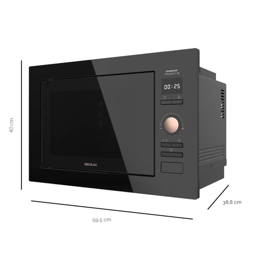 Micro-Ondes Encastrable Cecotec GrandHeat 2500 – 25L 900W Grill 1000W - vue 8