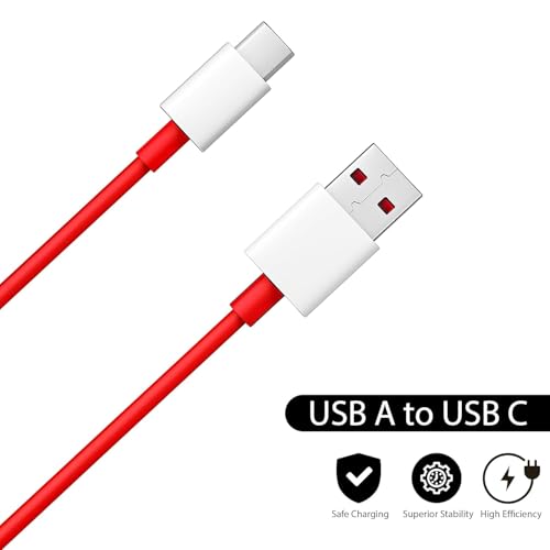 Image of 100W Fast Charging cable USB-A to Type-C Compatible with OnePlus 15 /15R13 /13R /12R /12 /11 /11R /10 /10R /9 /9R /8 /8T,Nord 5 /4 /3 /2,CE4 /3 /2 /Lite Support all USB to Type-C Devices