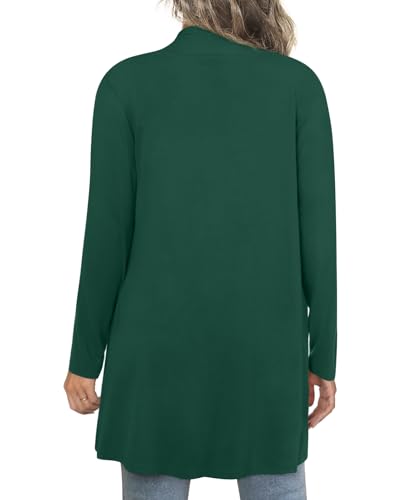Image of Anymiss Womens Long Cardigans Spring Lightweight Jackets S-2XL Knit Kimono