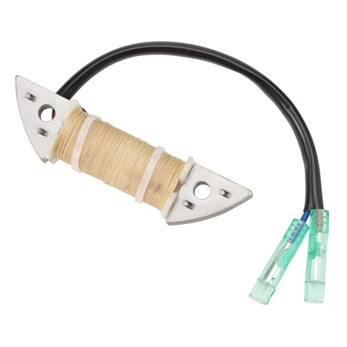 WOOSTAR 2 Wire Exciter Coil Replacement for Tohatsu Outboard Motor 9.9HP 13.5HP 15HP OEM 63V-85520-00 63V-85520-01