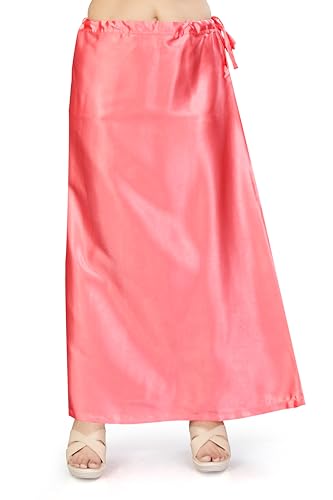 Image of Madhu Fashion Women's Satin Saree Petticoat Saree Underskirt